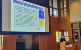 Robert Tomassini presents about the Juvenile Court Judges' Commission.