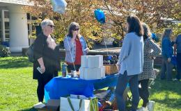 Attendees visit the various tables featuring SSRI's units.