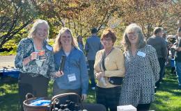 Attendees visit the various tables featuring SSRI's units.