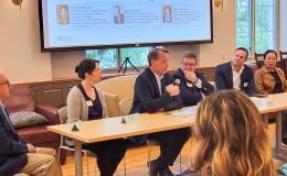 Christian Connell, Child Maltreatment Solutions Network director, speaks about collaboration with undergraduates.