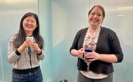 Attendees at the SSRI Open House posing for a photo.