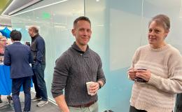 Attendees at the SSRI Open House posing for a photo.