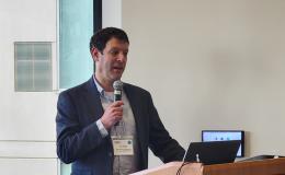 Joel Segel, CSUA director and associate professor of health policy and administration, welcomes the group to the annual CSUAL conference.