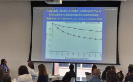 PowerPoint presentation slide from Edward Nunes' keynote speech: "Recovery from Opioid Use Disorder: With Medication, Without Medication? What Stands in the Way?"