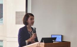 Tammy Corr, DO, Associate Professor of Pediatrics, Penn State College of Medicine, presents her talk.