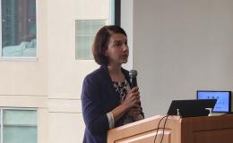 Tammy Corr, DO, Associate Professor of Pediatrics, Penn State College of Medicine, presents her talk.