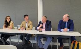 Kristina Brant, Glenn Sterner, Dennis Scalon and Jonathan Larsen answer questions.