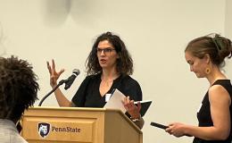 Photo of attendees at the Community Engaged Research Workgroup Launch.
