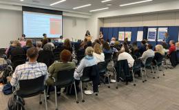 Photo of attendees at the Community Engaged Research Workgroup Launch.