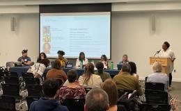 Photo of attendees at the Community Engaged Research Workgroup Launch.