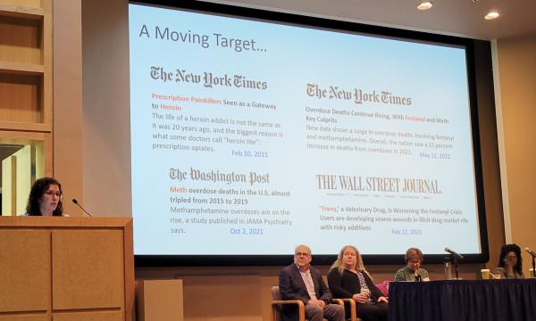 Sarah Kawasaki discusses the opioid crisis.