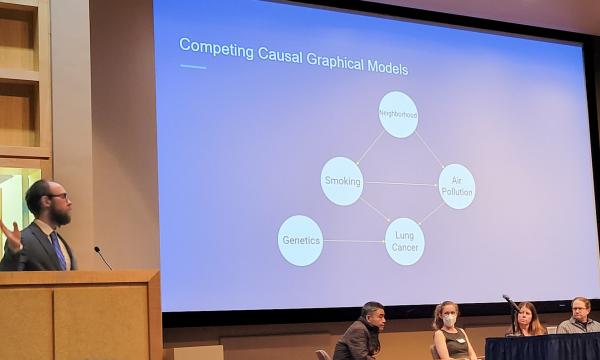 The CSUA conference featured rounds of research talks from researchers across the Commonwealth.