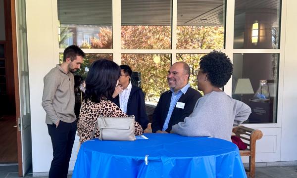 Attendees visit the various tables featuring SSRI's units.