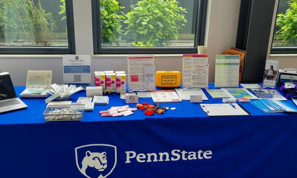 Penn State College of Medicine table.